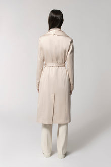 Ilana Slim-Fit Trench With Bib Collar | Mist