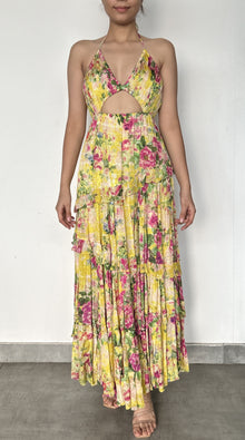 Hemant & Nandita | Boota Dress | Yellow