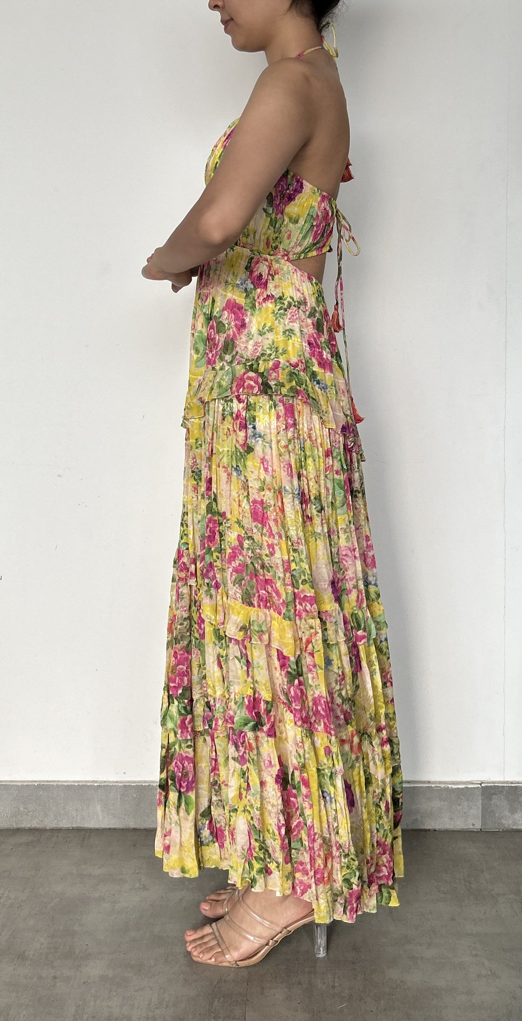 Hemant & Nandita | Boota Dress | Yellow