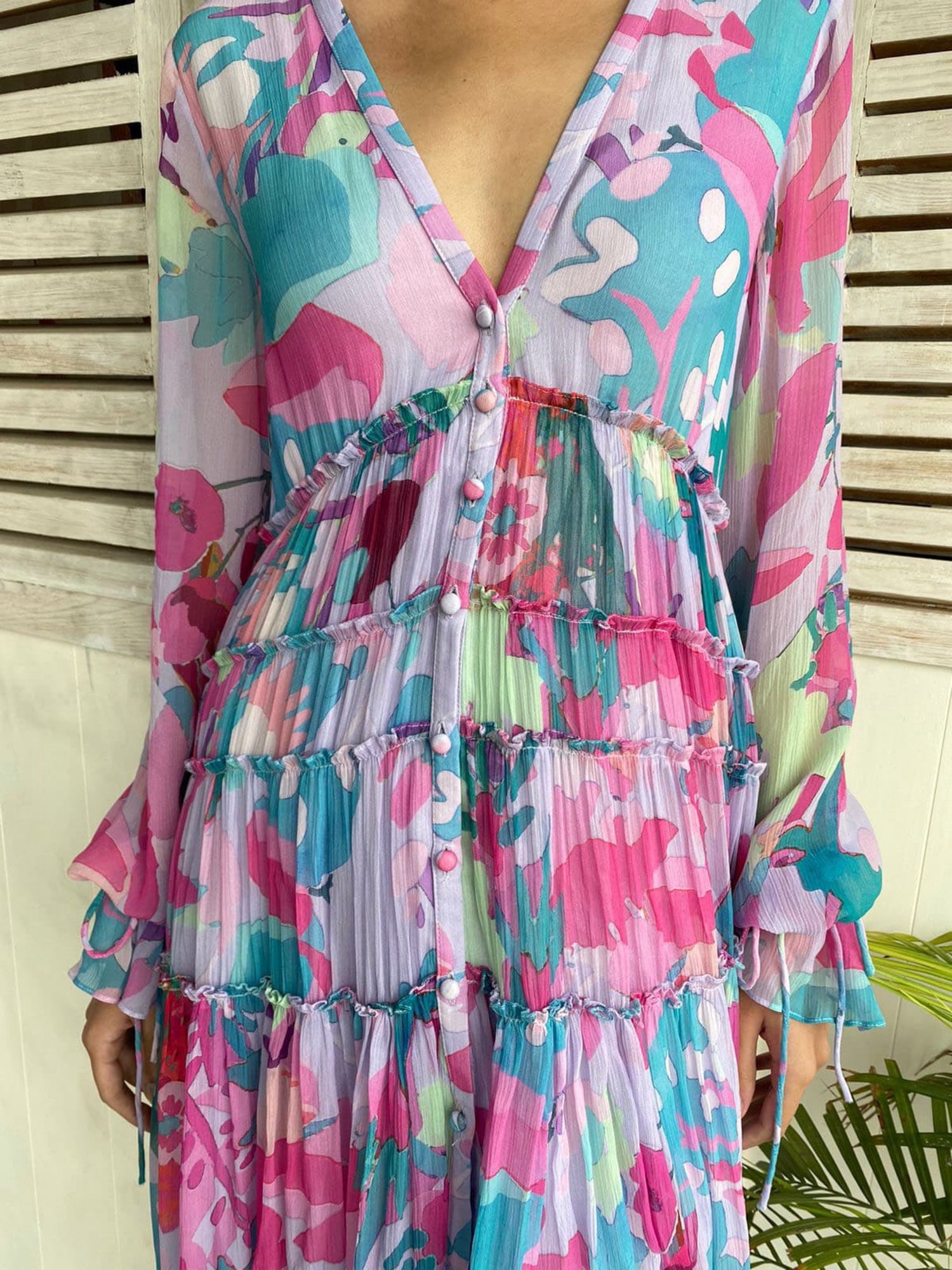 Rococo Sand | Lyan High Low Dress | Lilac