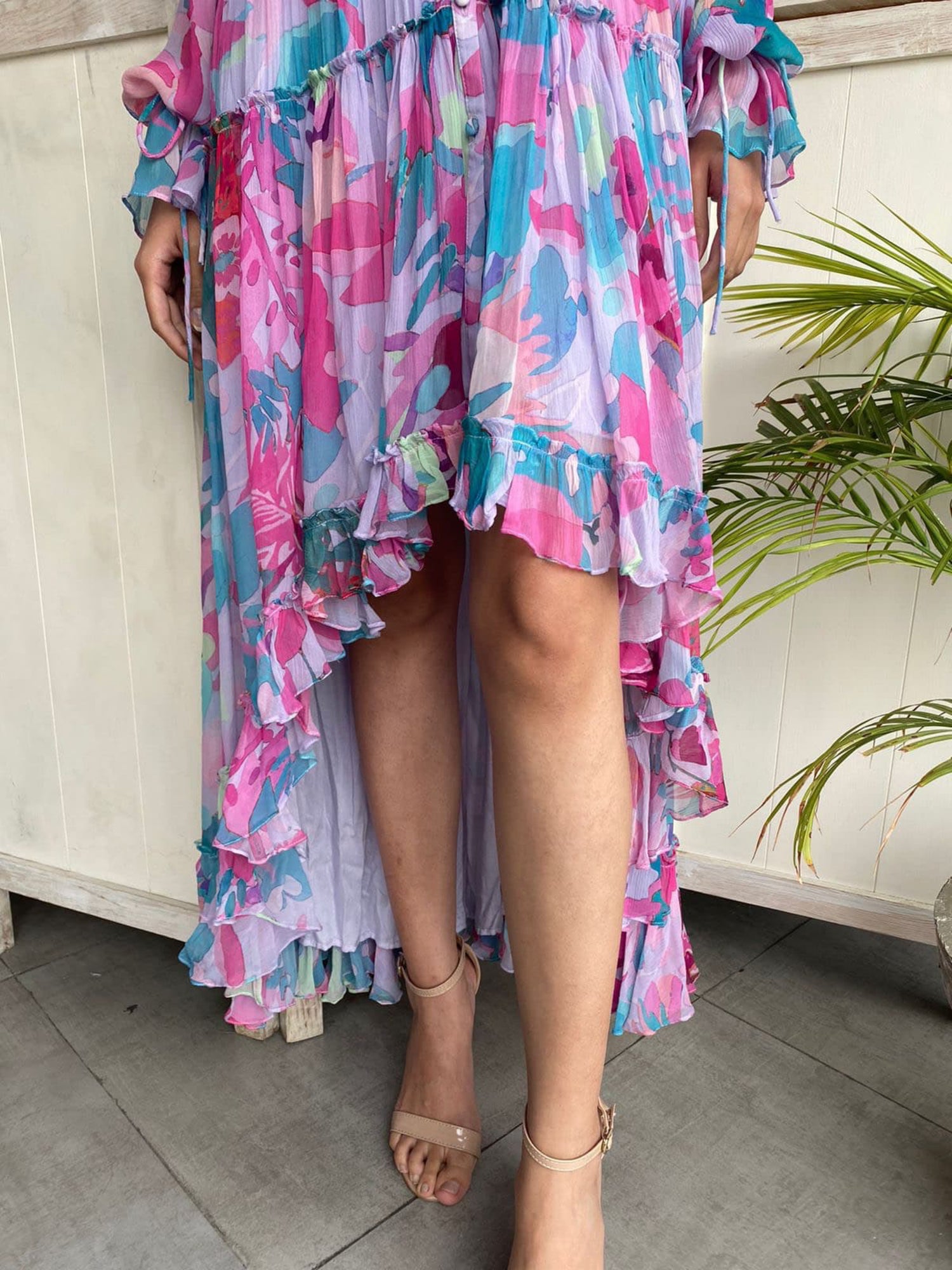 Rococo Sand | Lyan High Low Dress | Lilac