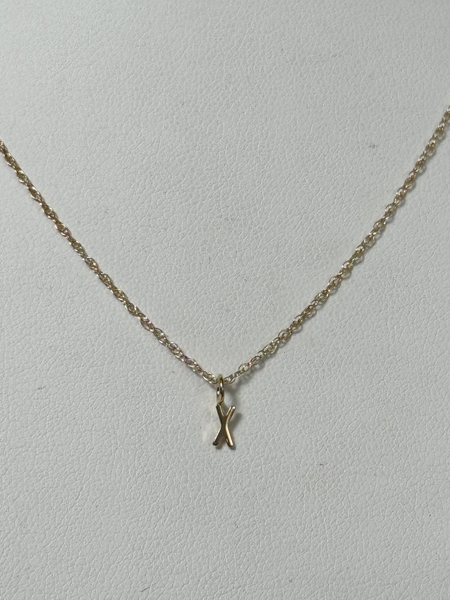Initial Necklace | 10K Yellow Gold