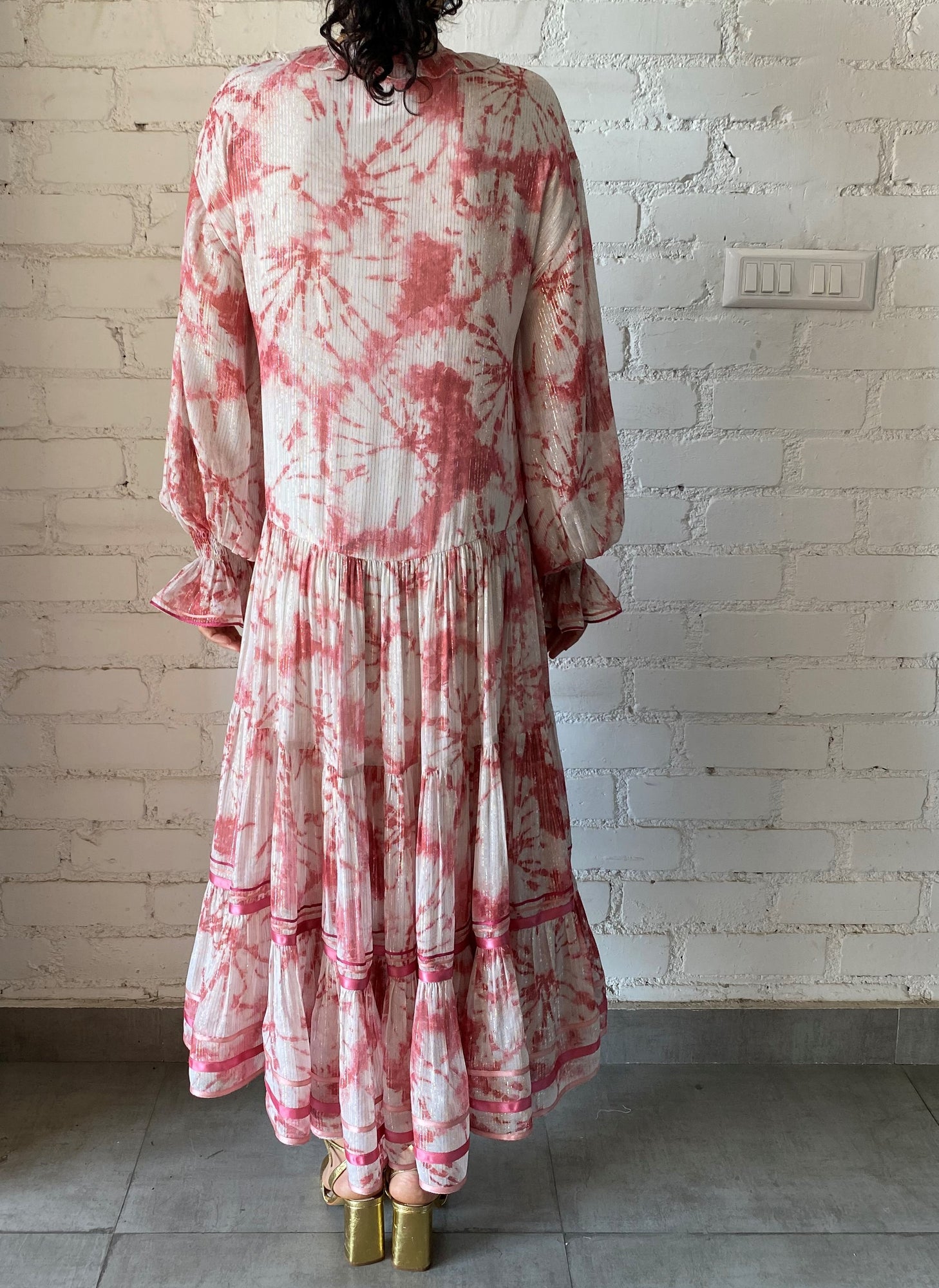Rococo Sand | Ava Midi Dress | Rosewood Multi