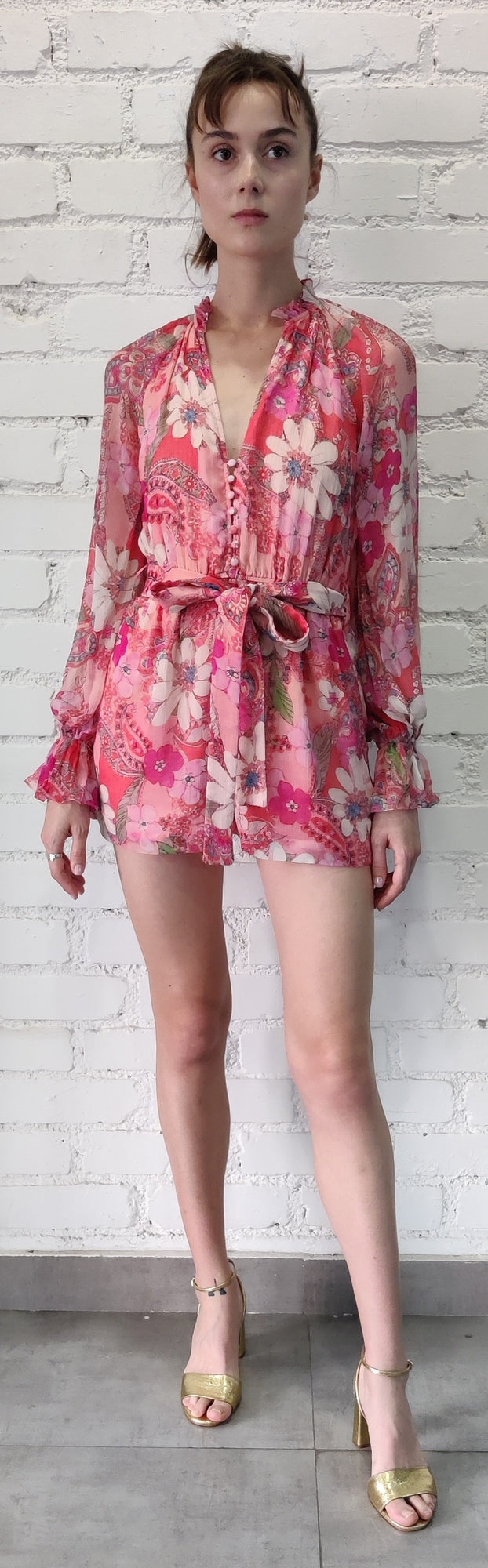 Hemant & Nandita | Misaki Romper | Pink