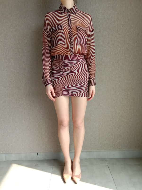 Rococo Sand | Fauve Mini Skirt | Brown