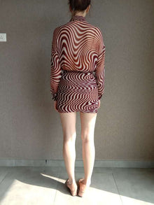 Rococo Sand | Fauve Mini Skirt | Brown