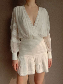 Rococo Sand | Tyra Top | White