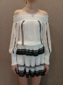 Rococo Sand | Ciara Top | White/Black