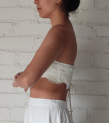 Hemant & Nandita | Cotton Bandeau | White