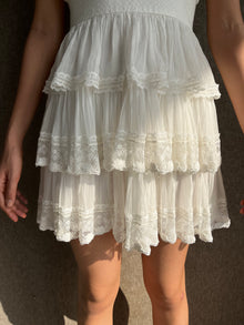 Rococo Sand | Ciara Short-Sleeve Short Dress | White