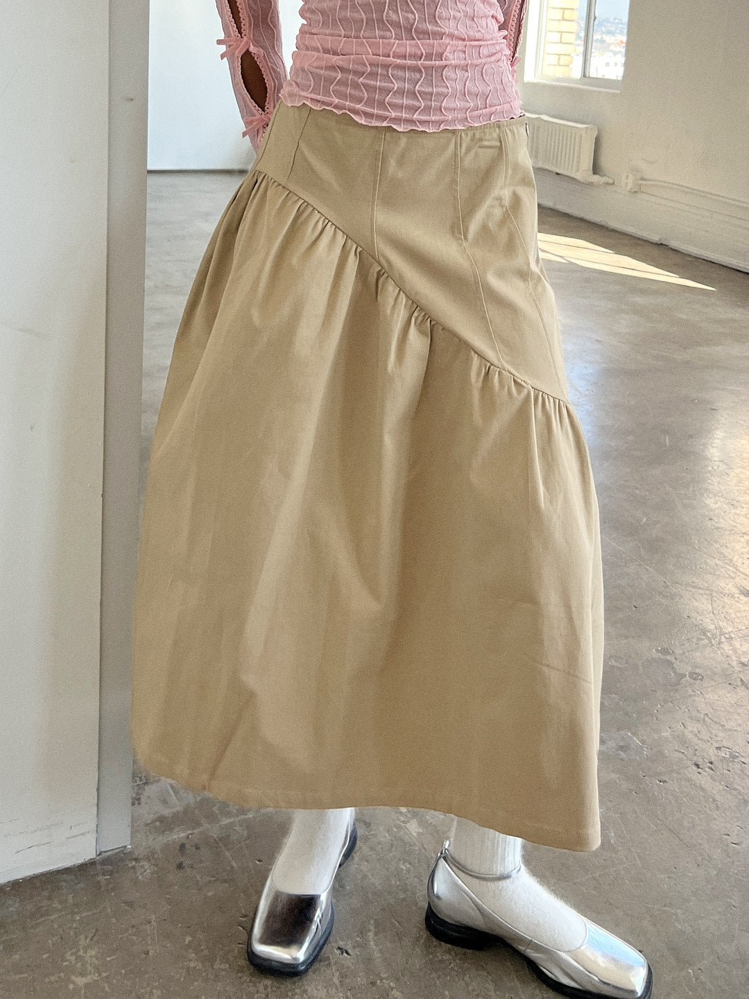 Maeve Midi Skirt | Toast Twill