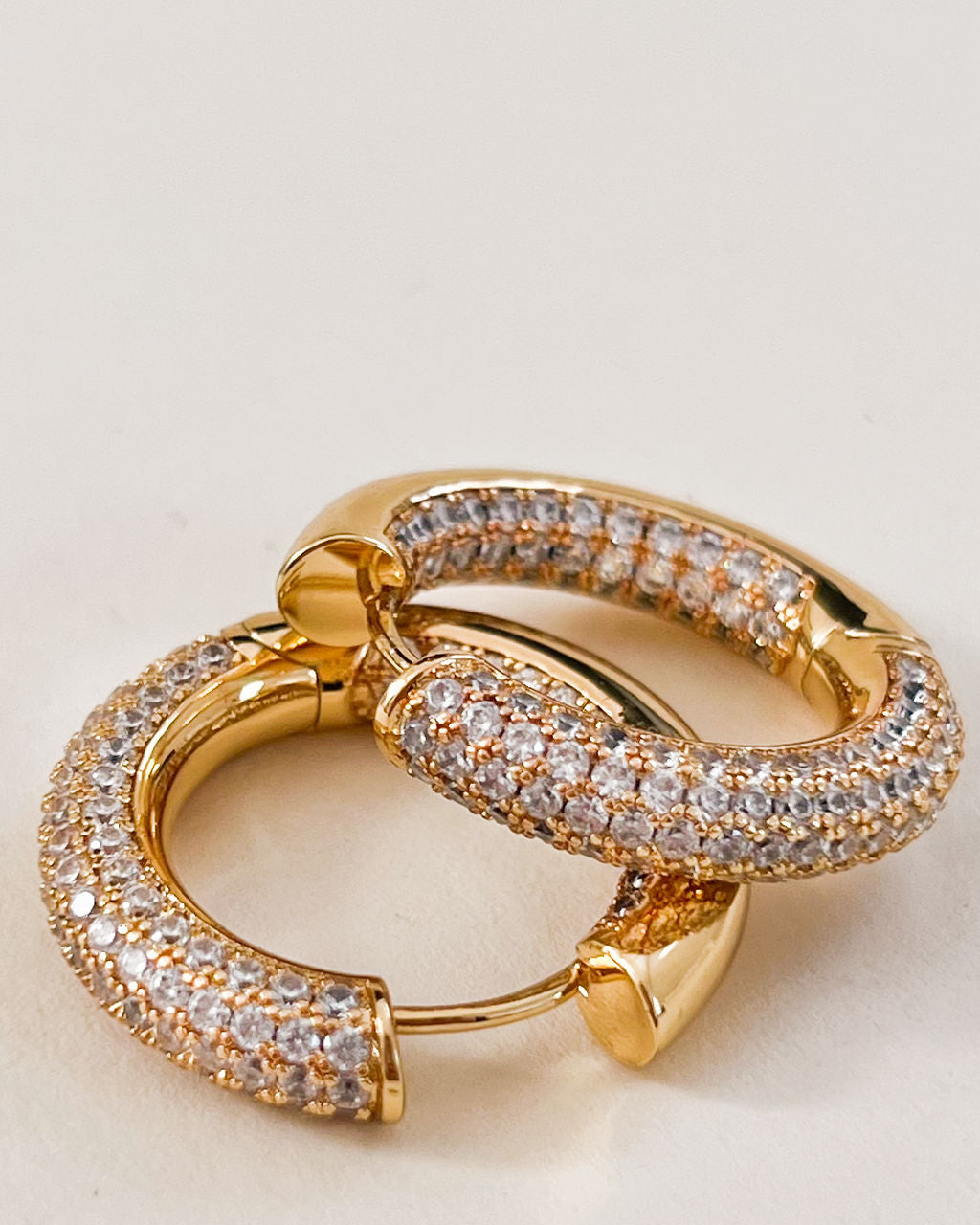 The Reversible Amalfi Hoops - Gold | Plated Gold