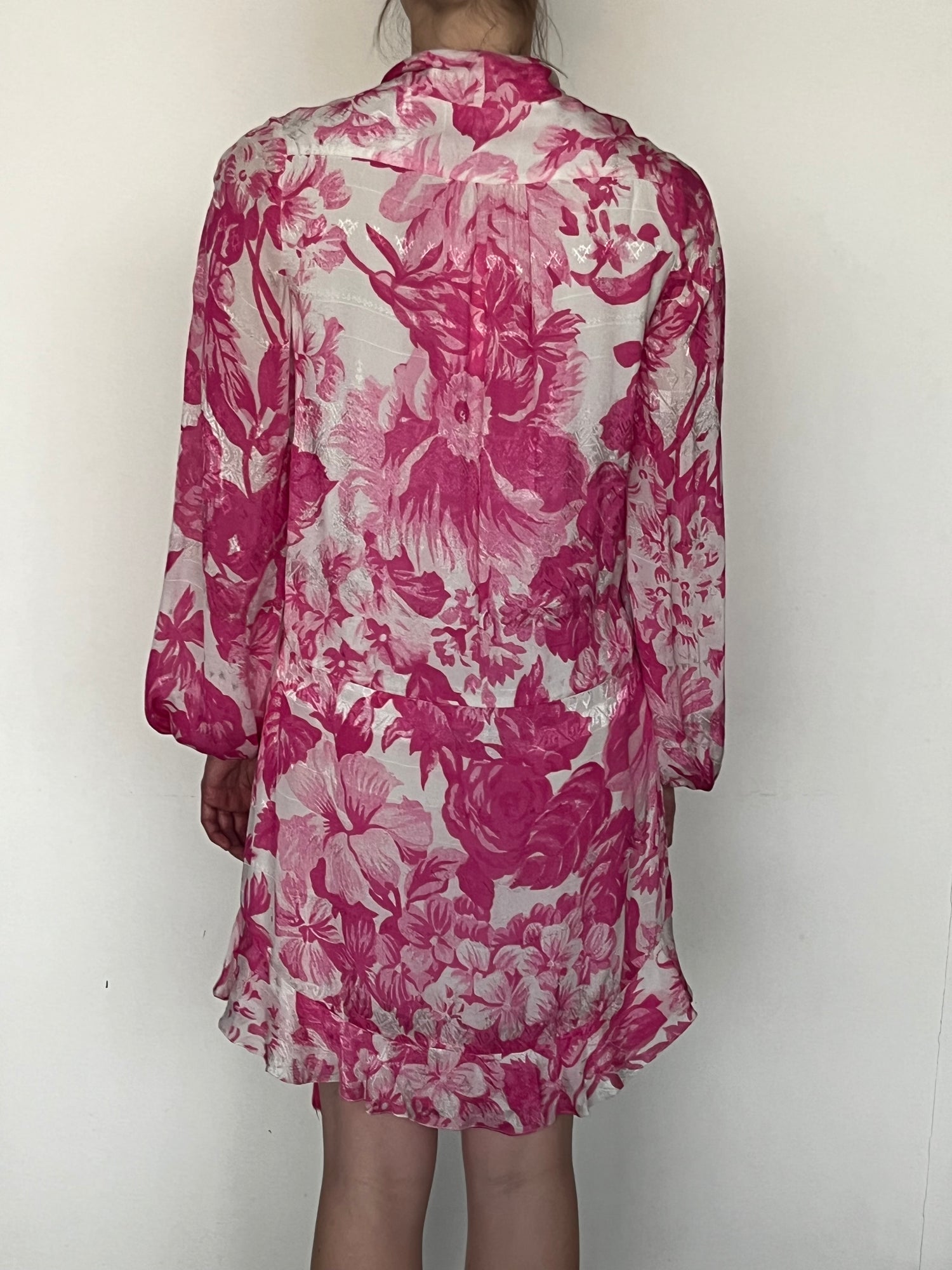 Rococo Sand | Cerise Short Dress | Multicolor