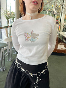 Lace Glass Rat Choker | Pink x White