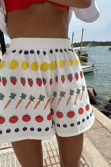 Womens | Market Short - Recycled Linen | White