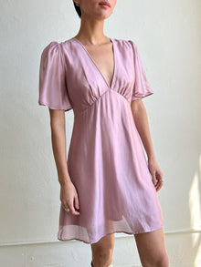 Grace Mini Dress | Ballet Pink Organza