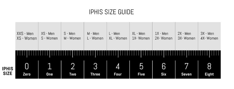 Product size guide