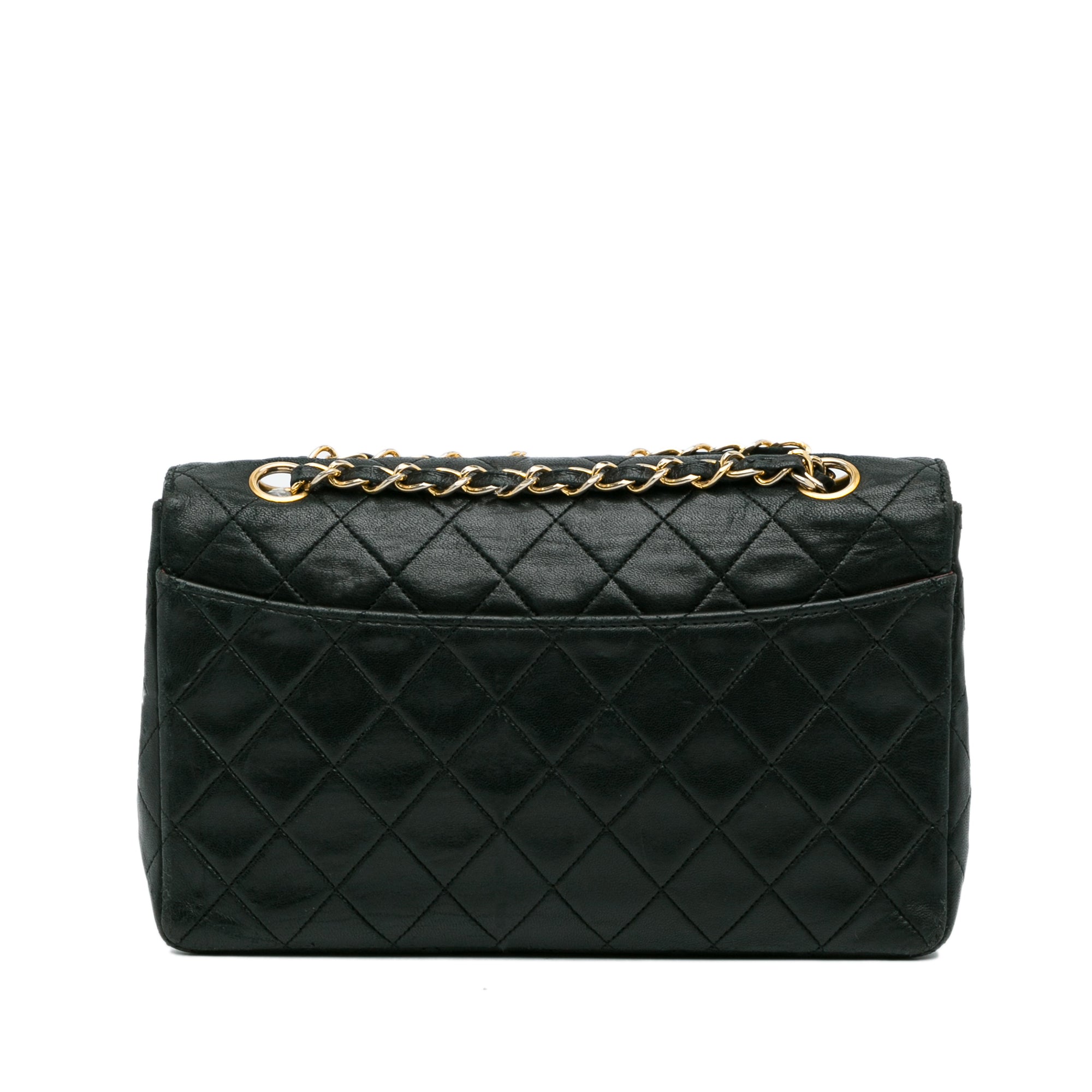 Chanel Pre-Owned Quilted Lambskin Shoulder Bag | Women | Black