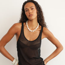 Isla Necklace | Silver Plated | Cream