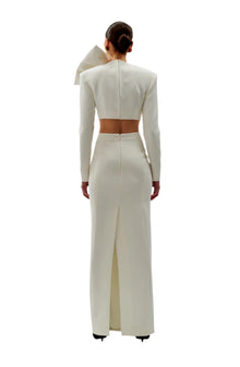 Issa Column Skirt | Ivory