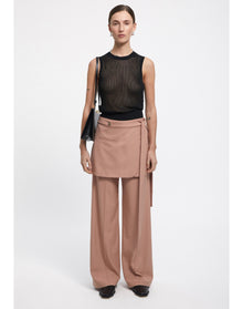 Izzy | Ribbed Vest | Black