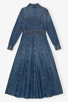 Light Denim Maxi Dress | Mid Blue Vintage