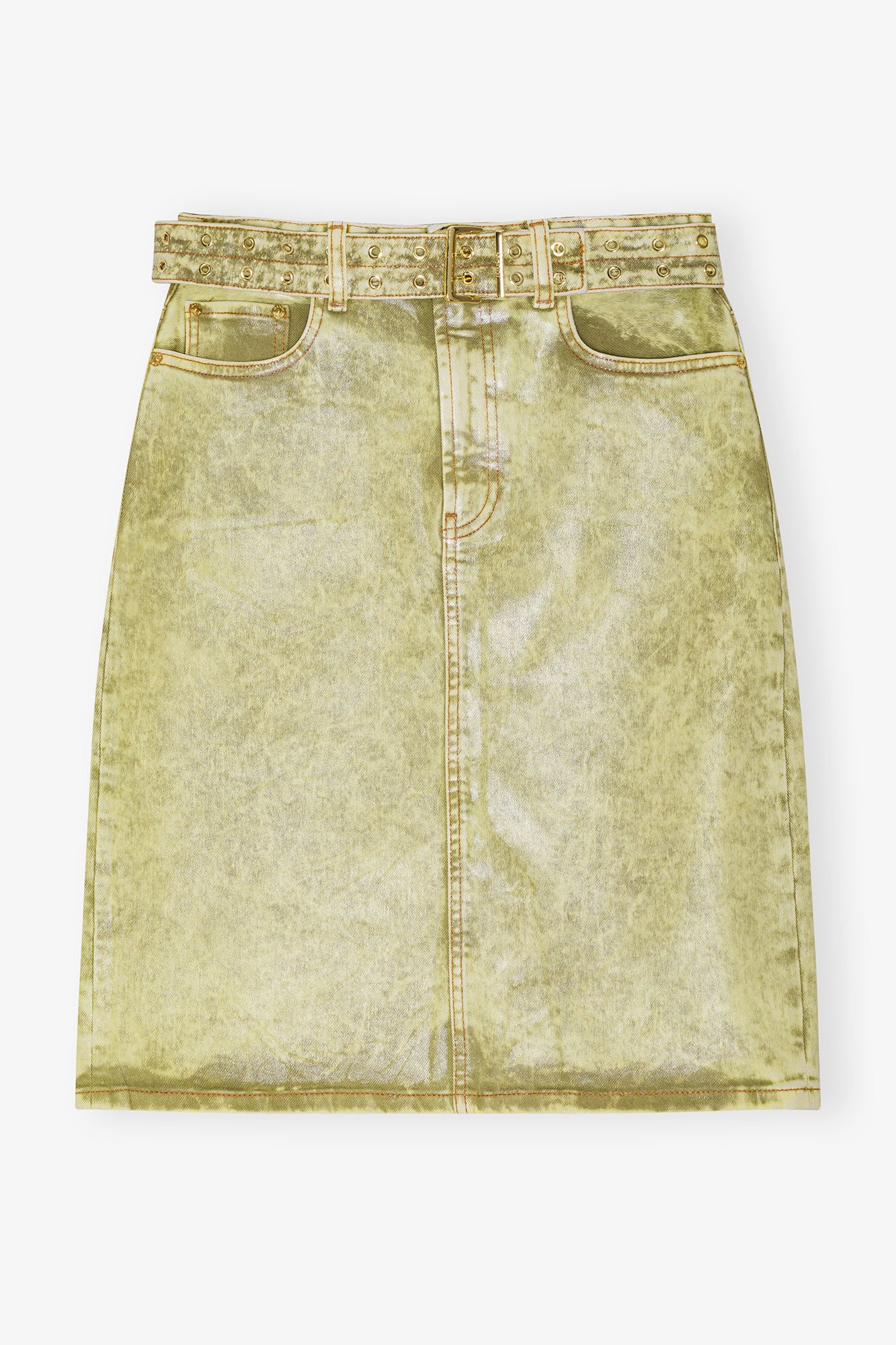Foil Skirt | Golden Cypress
