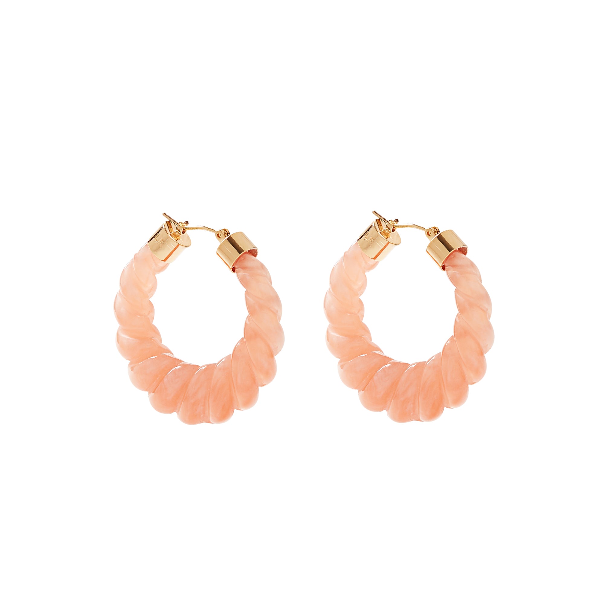 Janis Resin Hoop | Pink