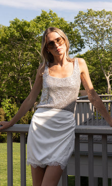 Jazz Sequin Tank | Silver