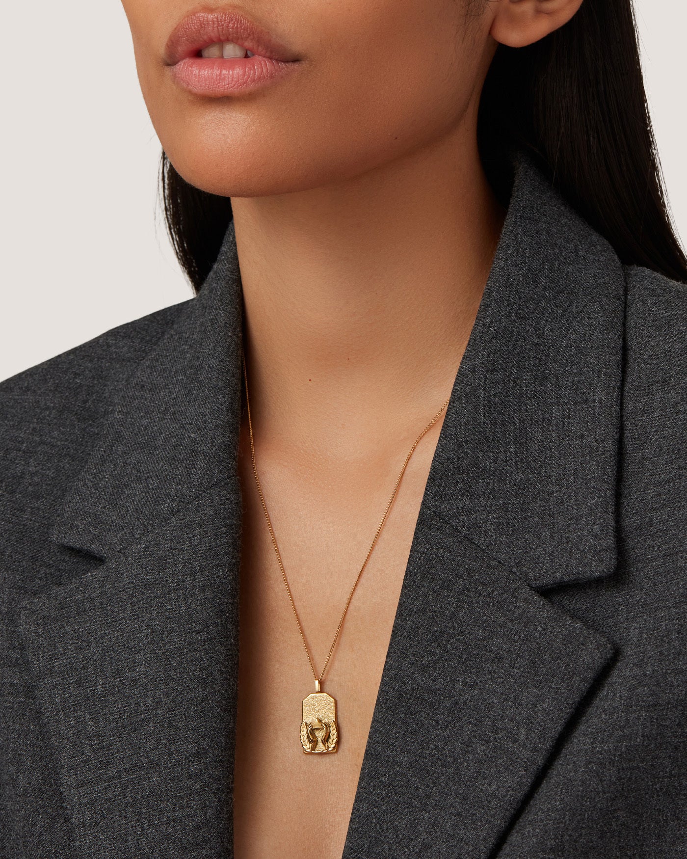 The Virgo Zodiac Pendant Necklace | 14K Gold-Plated Steel