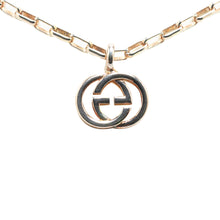 Gucci Pre-Owned Sterling Silver Interlocking G Pendant Necklace | Women | Silver