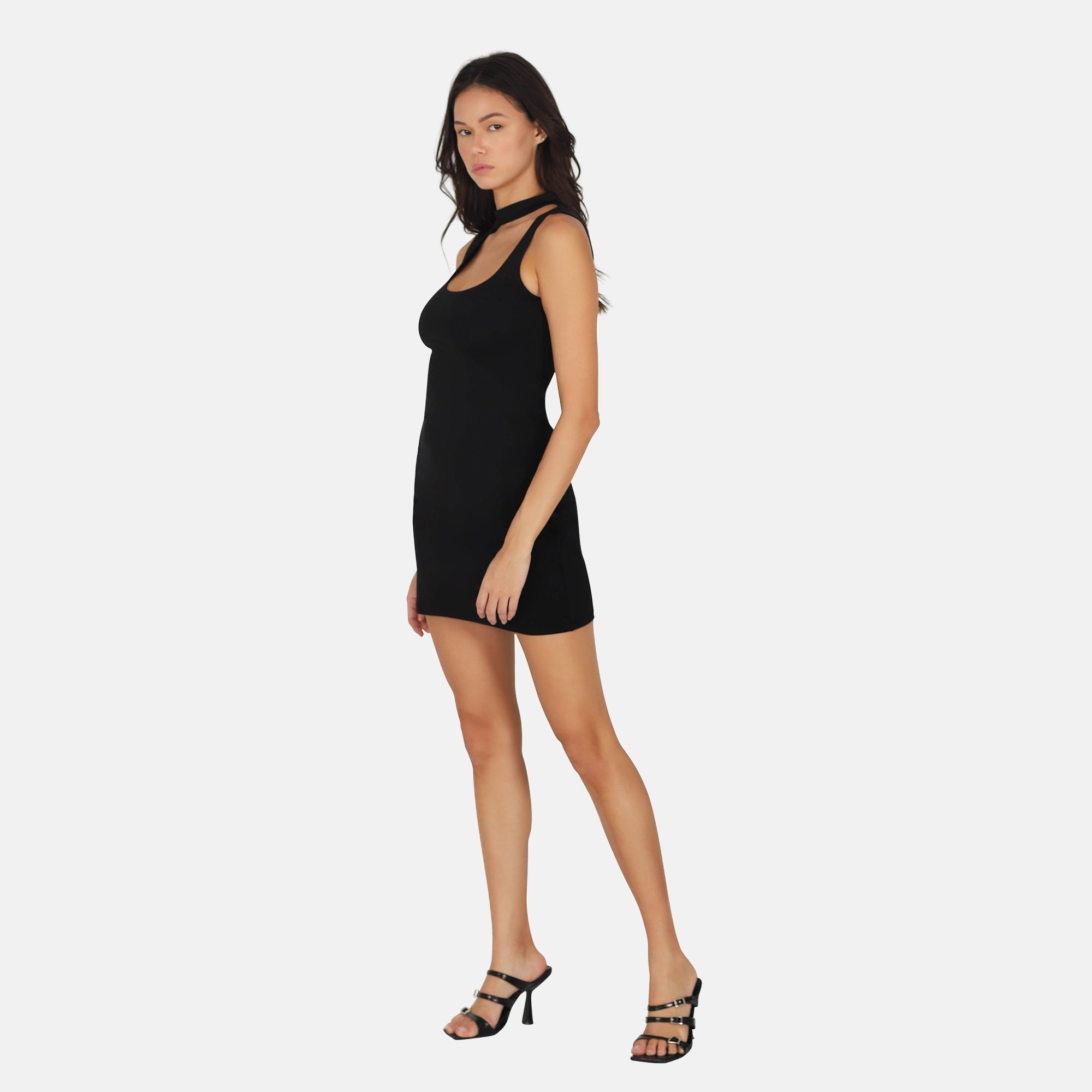 OW Collection JEN Dress Dress 002 - Black Caviar