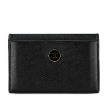 Chanel Pre-Owned CC Caviar Sevruga Card Holder | Women | Black