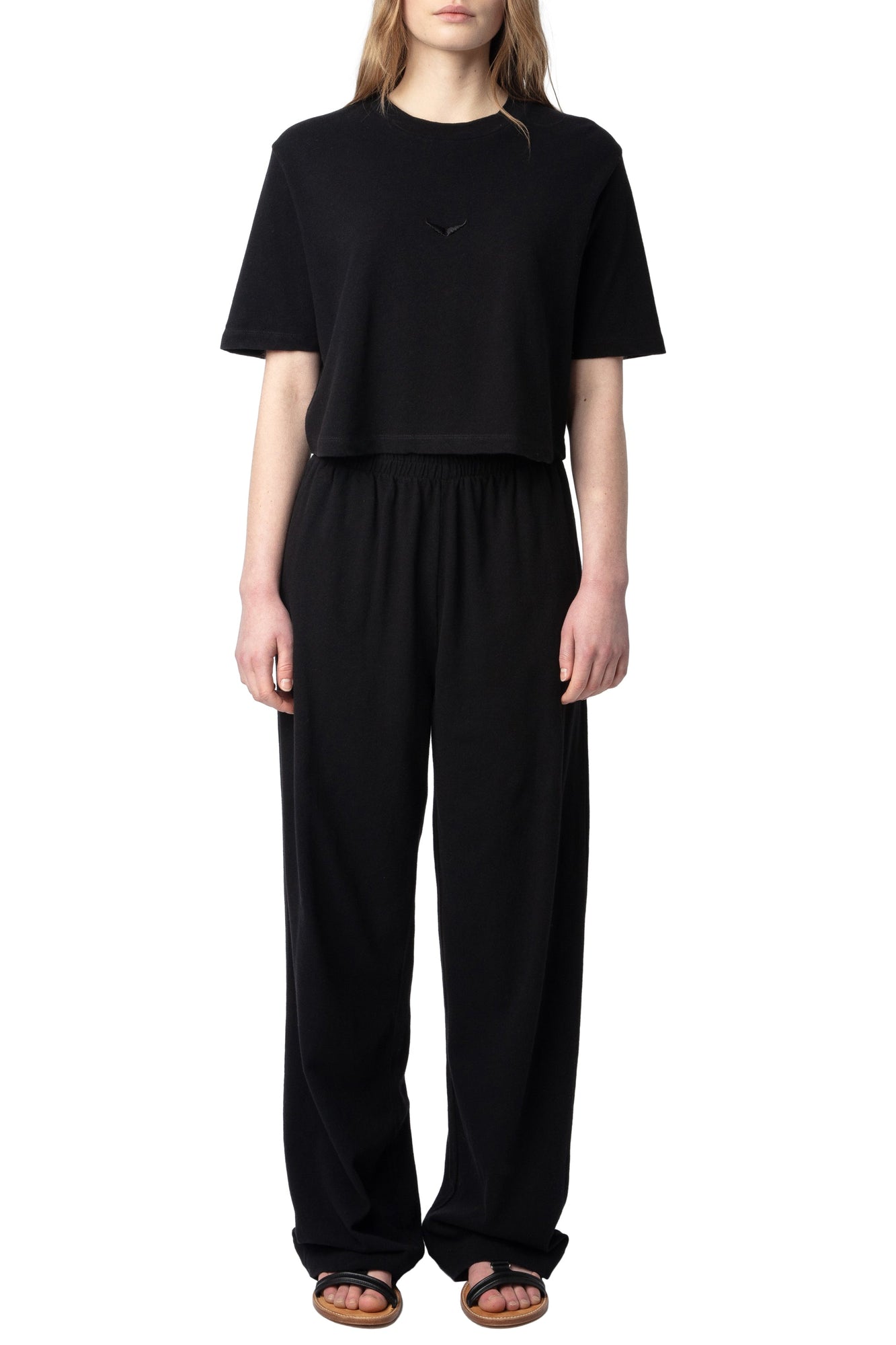 Clem Lin Lave Wings Sweatpants | Black