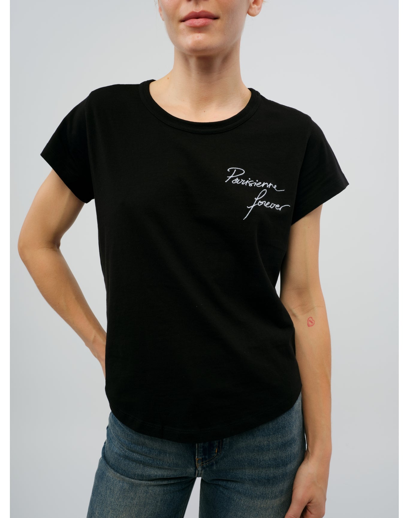 Women | Woop Hc Parisienne Emb | Black