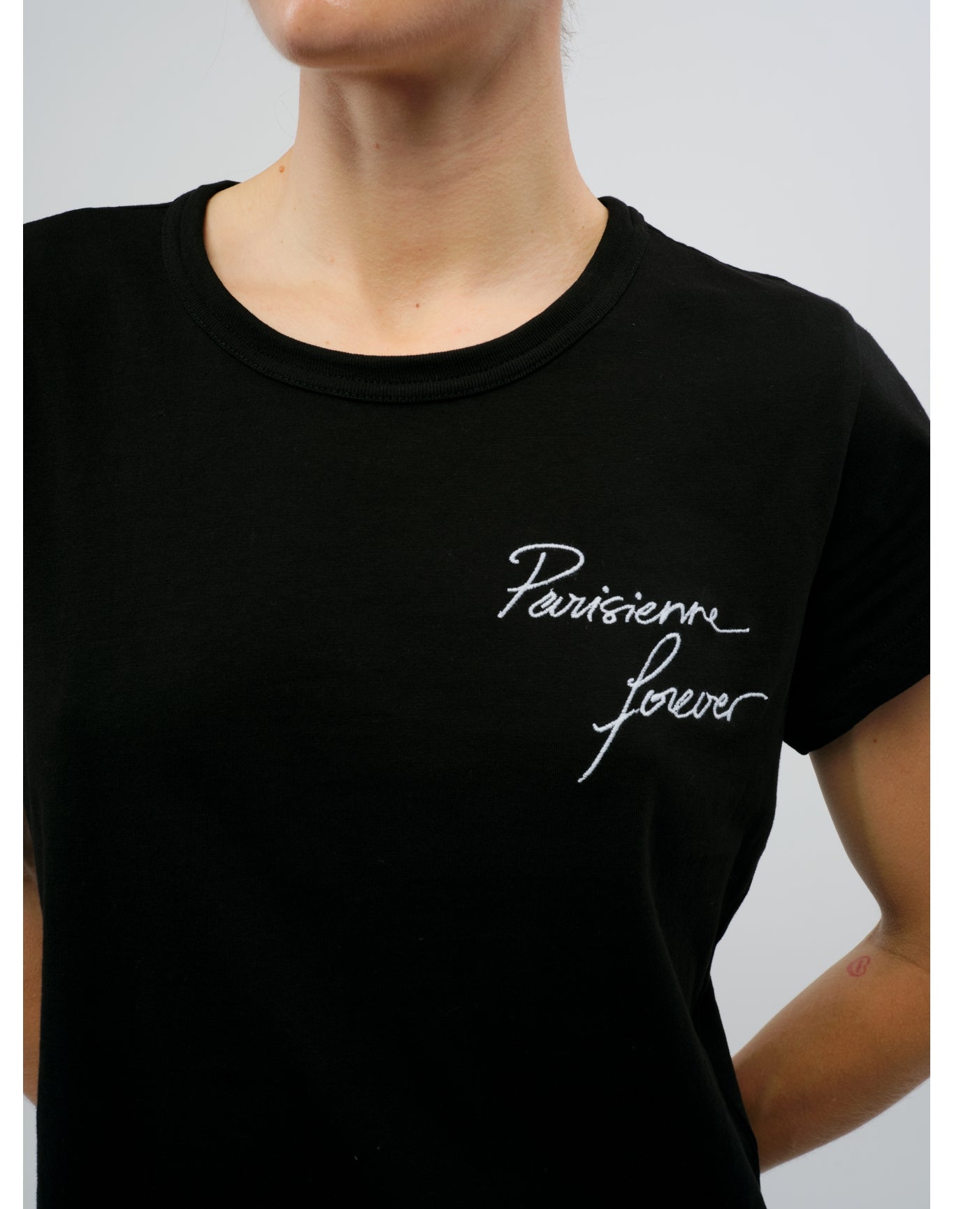 Women | Woop Hc Parisienne Emb | Black