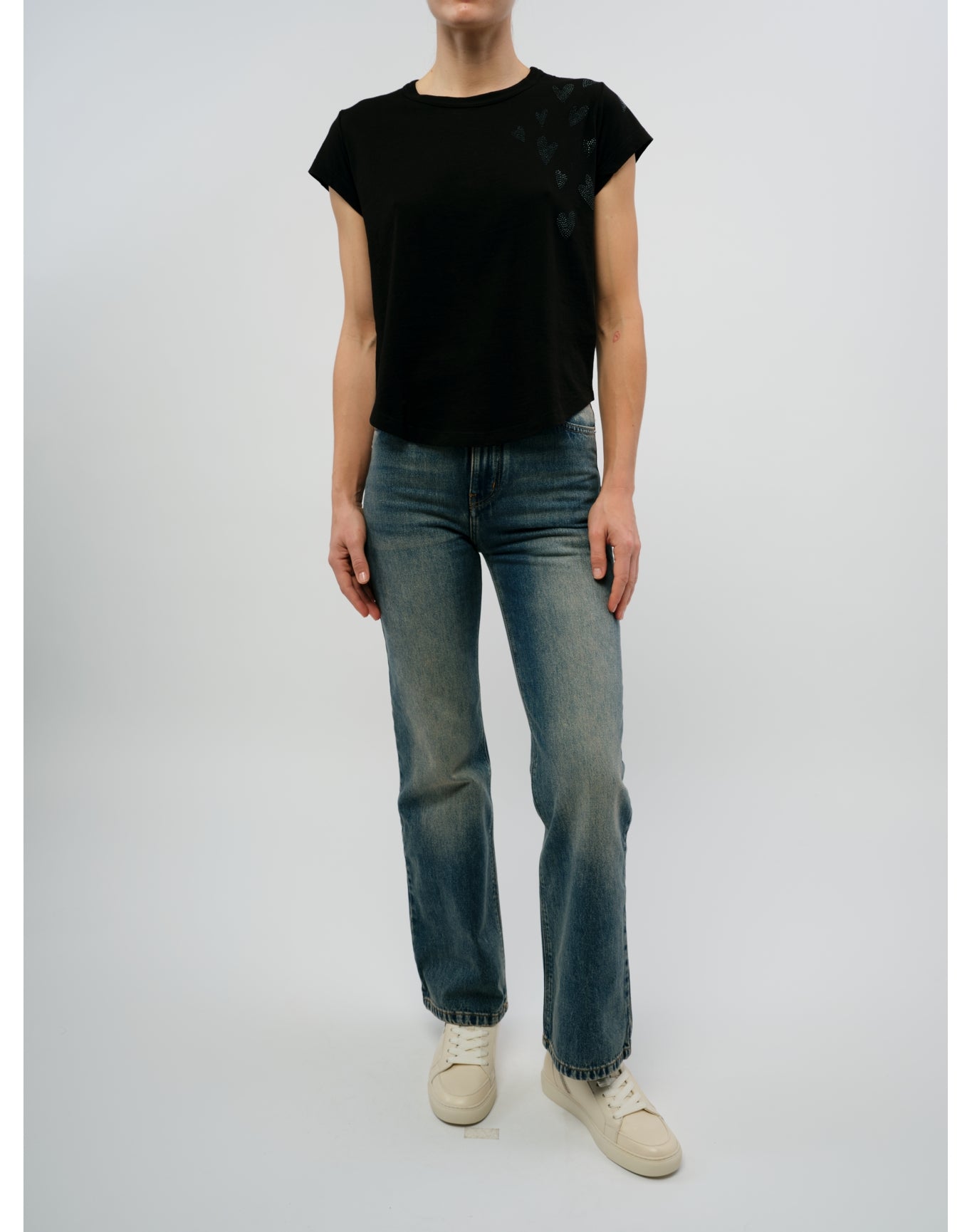 Women | Woop Hc Rain Strass Heart | Black