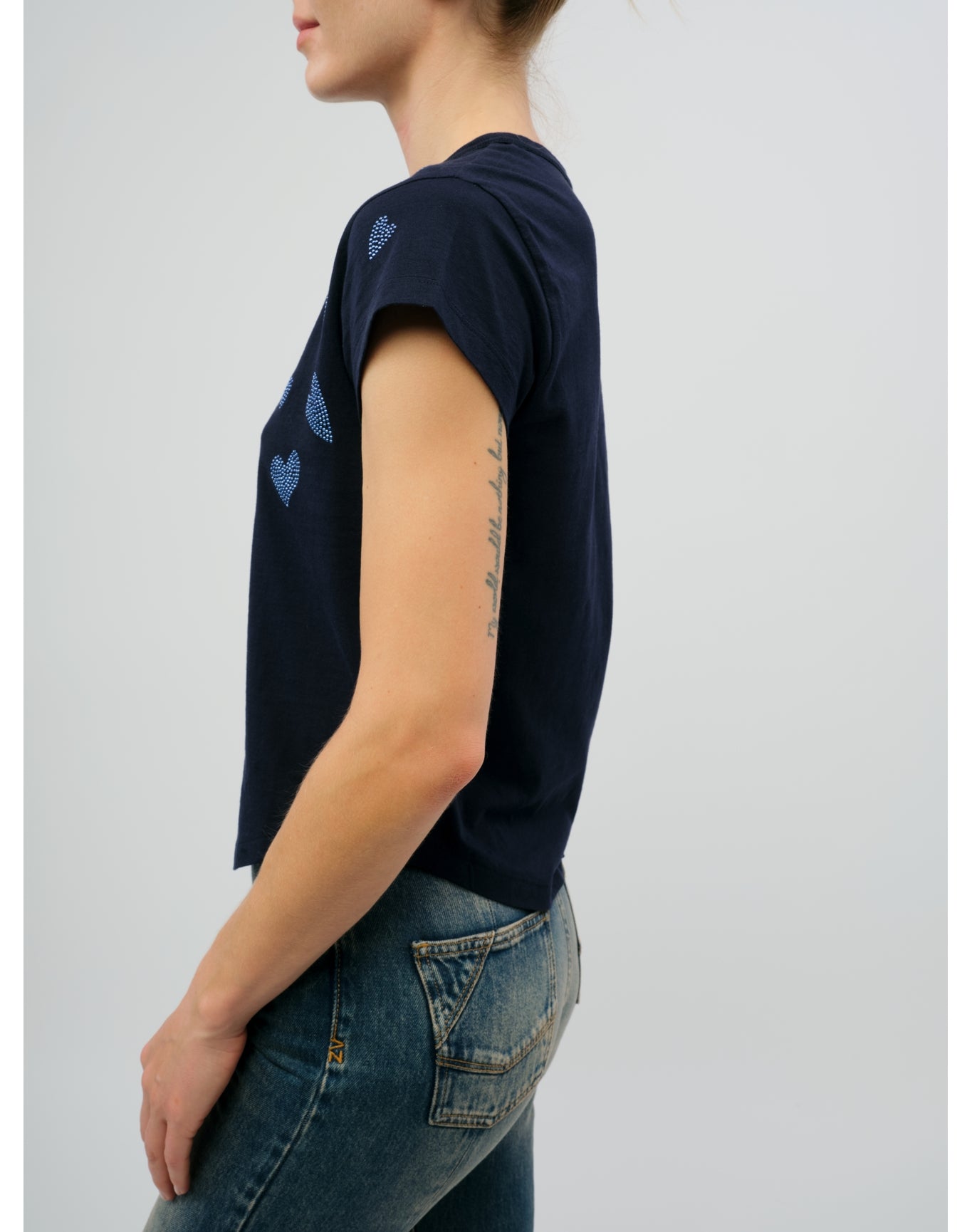 Women | Woop Hc Rain Strass Heart | Encre