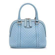 Gucci Pre-Owned Mini Microguccissima Dome Satchel | Women | Blue x Light Blue