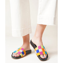 Jaquie Woven Flat Slide Sandal | Nassau