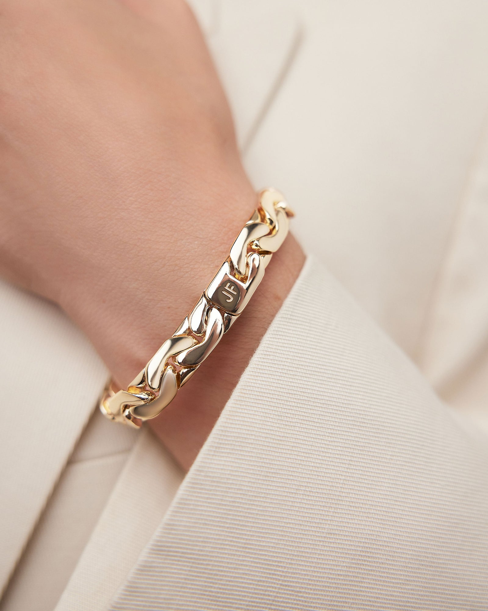 Tribeca Bracelet | Silver & Yellow Gold