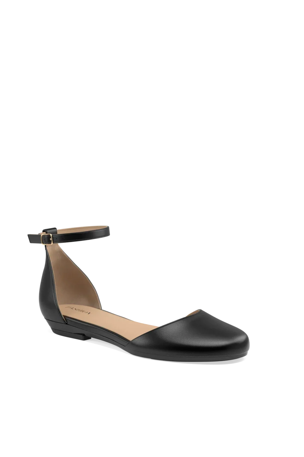 The Jocelyn Flat | Coal Leather