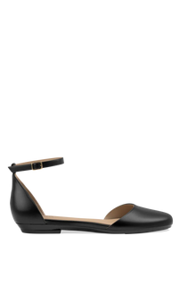 The Jocelyn Flat | Coal Leather