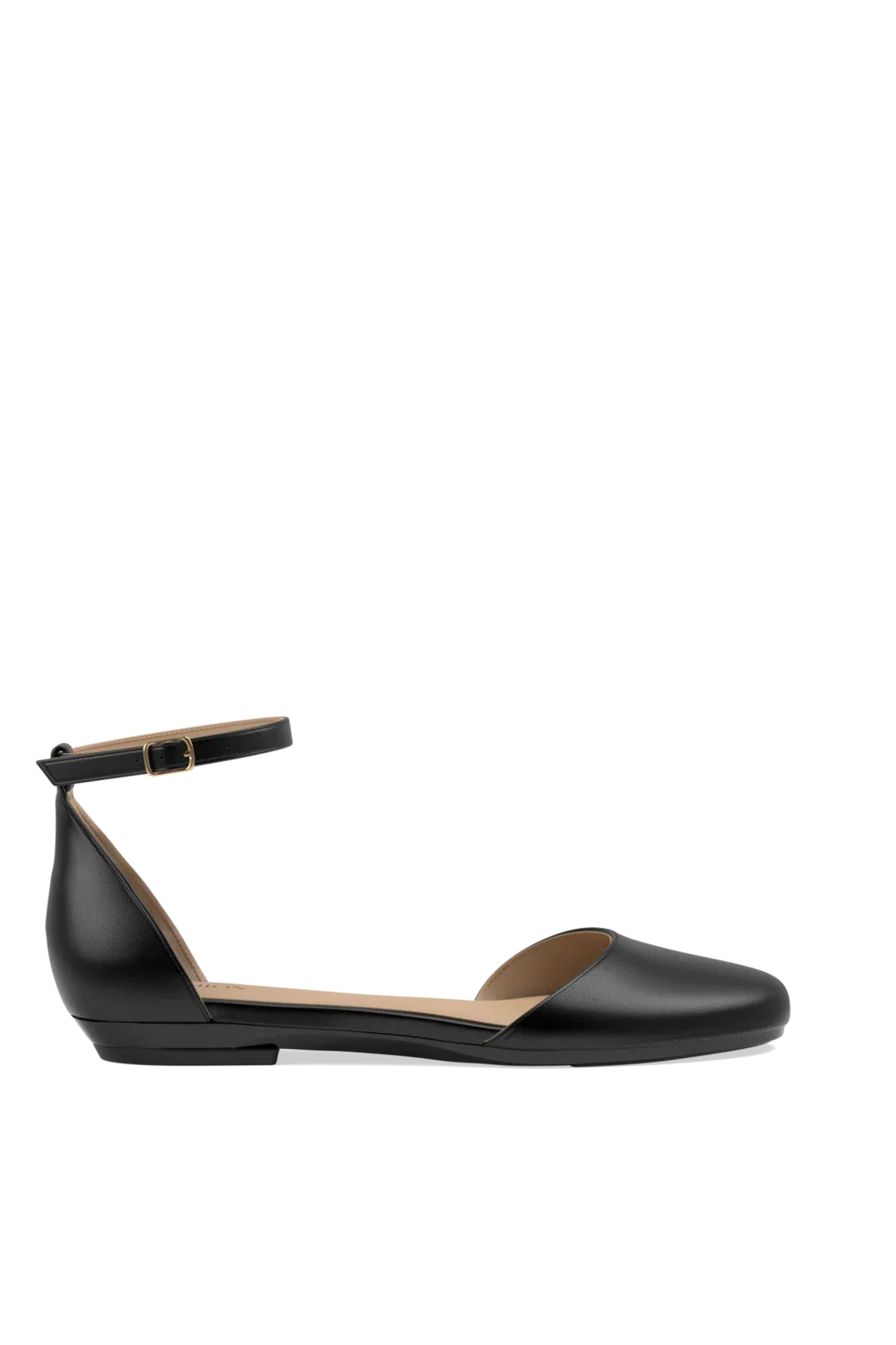 The Jocelyn Flat | Coal Leather