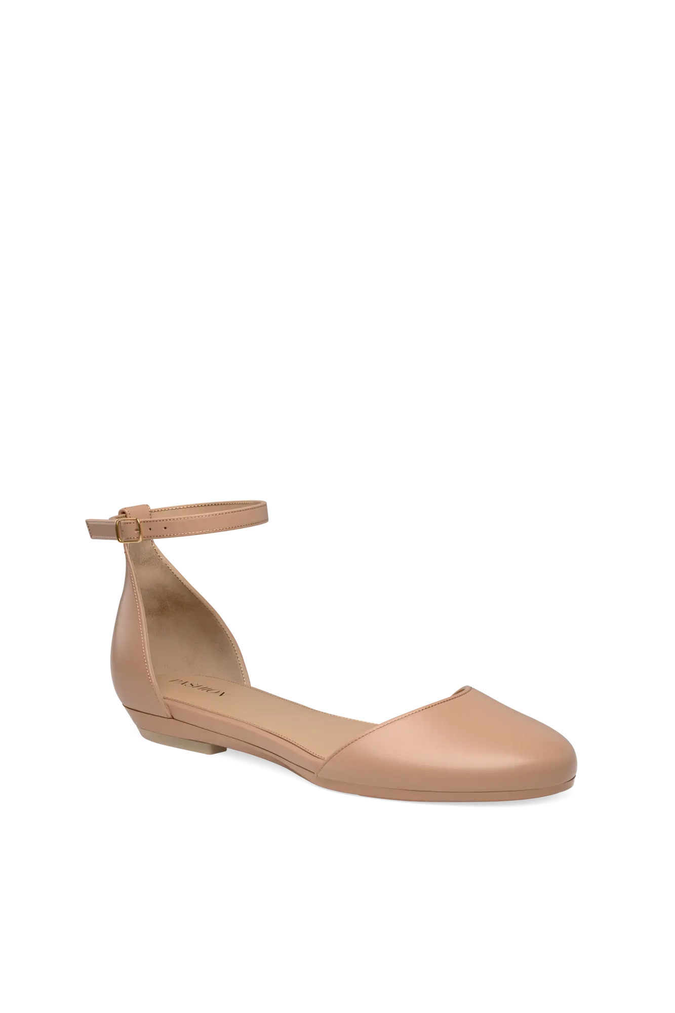 The Jocelyn Flat | Latte Leather