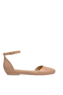 The Jocelyn Flat | Latte Leather