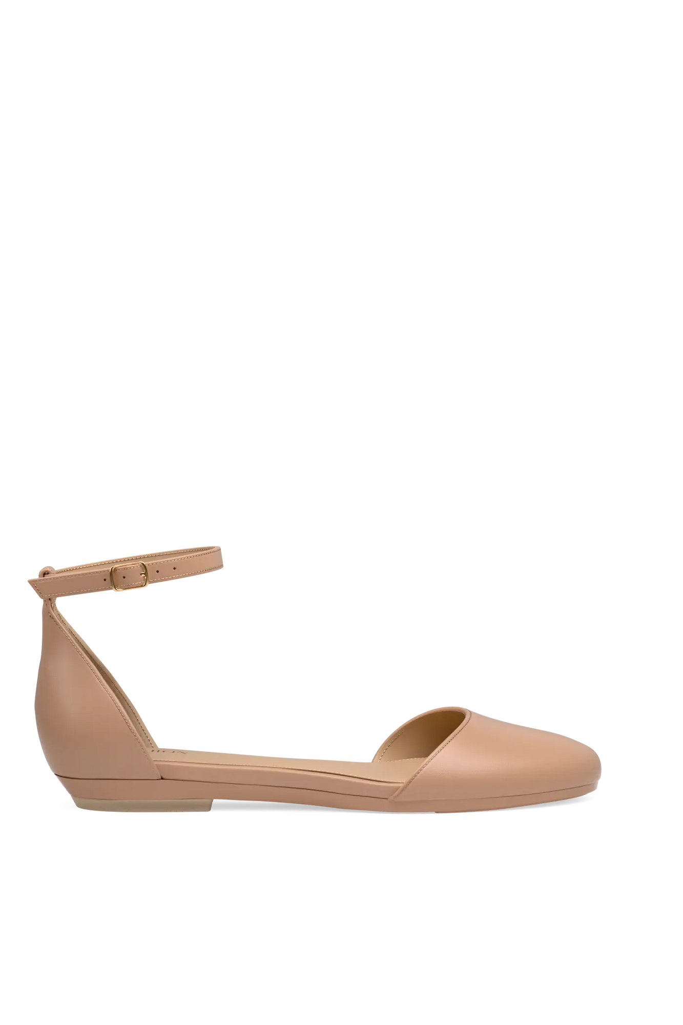 The Jocelyn Flat | Latte Leather