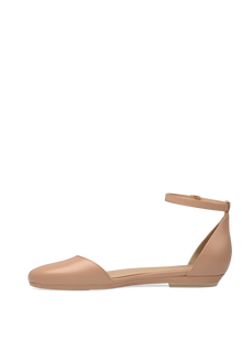 The Jocelyn Flat | Latte Leather