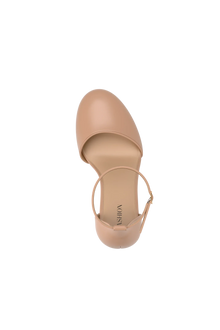 The Jocelyn Flat | Latte Leather