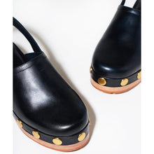 Jona Slingback Low Heel Clog | Black